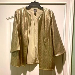 NWT Chico’s Gold jacket